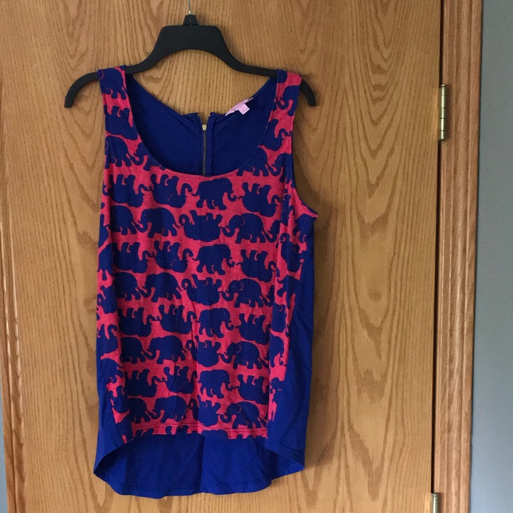Lilly Pulitzer elephant tank